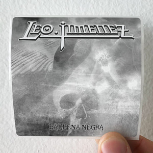 Leo Jiminez Ballena Negra Album Cover Sticker