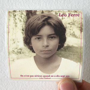 Leo Ferre On Nest Pas Srieux Quand On A Dix Sept Ans Album Cover Sticker Leo Ferre On Nest Pas Srieux Quand On A Dix Sept Ans Album Cover Sticker