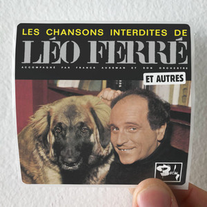 Leo Ferre Les Chansons Interdites De Lo Ferr Album Cover Sticker