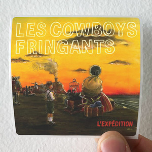 Les Cowboys Fringants Lexpdition Album Cover Sticker Les Cowboys Fringants Lexpdition Album Cover Sticker