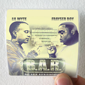 Lil Wyte Bar Album Cover Sticker