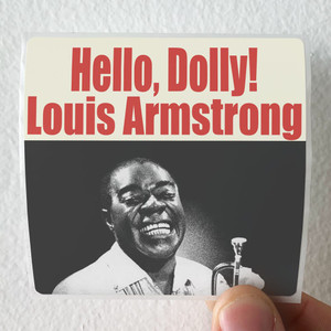 Louis Armstrong Hello Dolly Album Cover Sticker