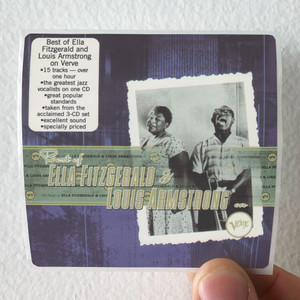Louis Armstrong The Best Of Ella Fitzgerald Louis Armstrong On Verve Album Cover Sticker