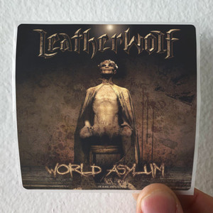 Leatherwolf World Asylum Album Cover Sticker Leatherwolf World Asylum Album Cover Sticker