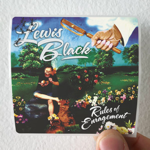 Lewis Black Rules Of Enragement Album Cover Sticker Lewis Black Rules Of Enragement Album Cover Sticker