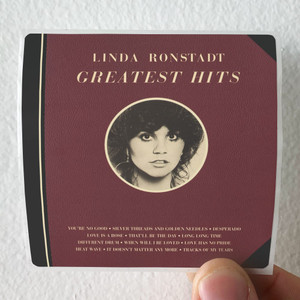 Linda Ronstadt Greatest Hits 1 Album Cover Sticker Linda Ronstadt Greatest Hits 1 Album Cover Sticker