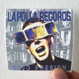 La Polla Records Bajo Presin Album Cover Sticker La Polla Records Bajo Presin Album Cover Sticker