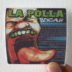 La Polla Records Bocas Album Cover Sticker La Polla Records Bocas Album Cover Sticker