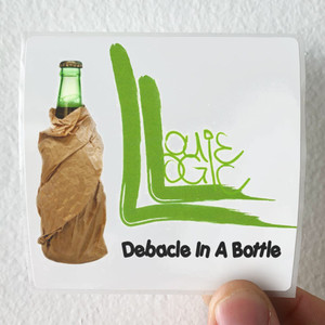 Louis Logic Debacle In A Bottle Album Cover Sticker Louis Logic Debacle In A Bottle Album Cover Sticker