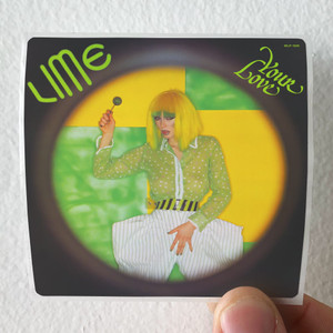 Lime Your Love Album Cover Sticker