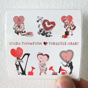Linda Thompson Versatile Heart Album Cover Sticker Linda Thompson Versatile Heart Album Cover Sticker