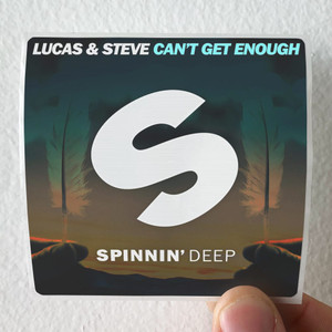 Lucas and Steve Cant Get Enough Album Cover Sticker