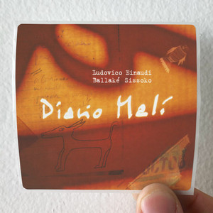 Ludovico Einaudi Diario Mali Album Cover Sticker