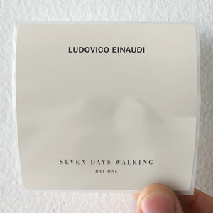 Ludovico Einaudi Seven Days Walking Day 1 Album Cover Sticker Ludovico Einaudi Seven Days Walking Day 1 Album Cover Sticker