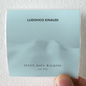 Ludovico Einaudi Seven Days Walking Day 5 Album Cover Sticker