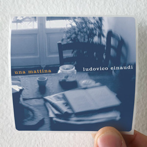 Ludovico Einaudi Una Mattina Album Cover Sticker