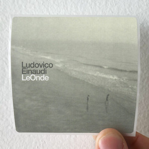 Ludovico Einaudi Le Onde Album Cover Sticker Ludovico Einaudi Le Onde Album Cover Sticker