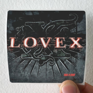 Lovex Take A Shot Album Cover Sticker