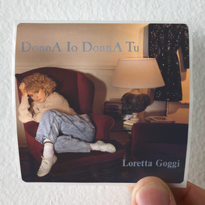 Loretta Goggi Donna Io Donna Tu Album Cover Sticker