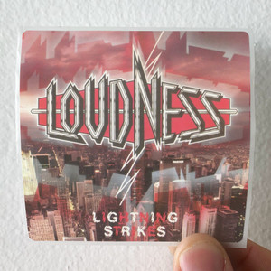 Loudness Lightning Strikes Album Cover Sticker