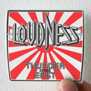 Loudness Thunder In The East Album Cover Sticker Loudness Thunder In The East Album Cover Sticker