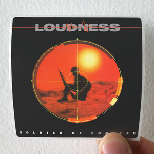 Loudness Soldier Of Fortune Album Cover Sticker Loudness Soldier Of Fortune Album Cover Sticker