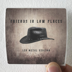 Leo Moracchioli Friends In Low Places Metal Version Album Cover Sticker