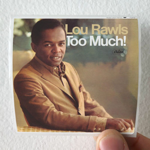 Lou Rawls Too Much Album Cover Sticker