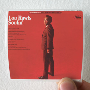 Lou Rawls Soulin Album Cover Sticker
