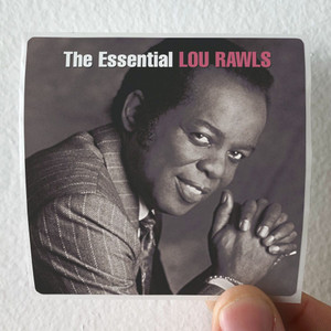 Lou Rawls The Essential Album Cover Sticker Lou Rawls The Essential Album Cover Sticker