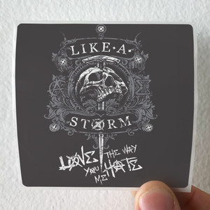 Like A Storm Love The Way You Hate Me Album Cover Sticker Like A Storm Love The Way You Hate Me Album Cover Sticker