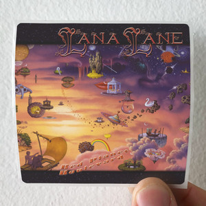 Lana Lane Red Planet Boulevard Album Cover Sticker Lana Lane Red Planet Boulevard Album Cover Sticker