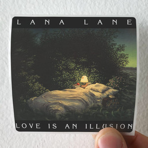 Lana Lane Love Is An Illusion Album Cover Sticker Lana Lane Love Is An Illusion Album Cover Sticker