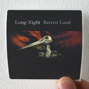 Long Night Barren Land Album Cover Sticker