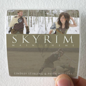 Lindsey Stirling Skyrim Main Theme Album Cover Sticker