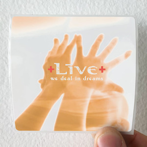 Live We Deal In Dreams Album Cover Sticker