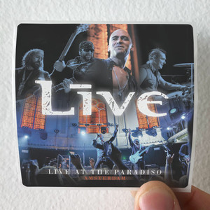 Live Live At The Paradiso Amsterdam Album Cover Sticker Live Live At The Paradiso Amsterdam Album Cover Sticker