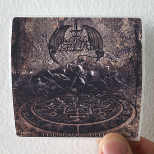 Lord Belial The Seal Of Belial Album Cover Sticker Lord Belial The Seal Of Belial Album Cover Sticker