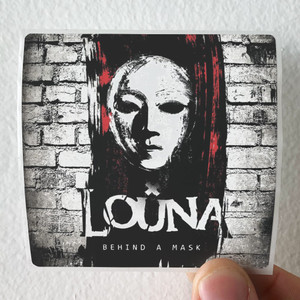 Louna Behind A Mask Album Cover Sticker