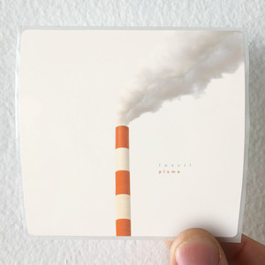 Loscil Plume Album Cover Sticker Loscil Plume Album Cover Sticker