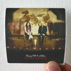 Luna Rossa Sleeping Pills Lullabies Album Cover Sticker Luna Rossa Sleeping Pills Lullabies Album Cover Sticker
