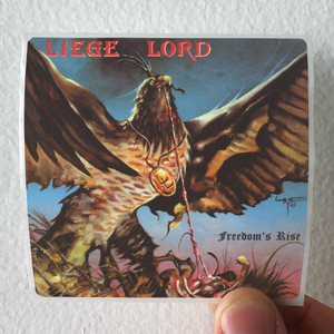 Liege Lord Freedoms Rise Album Cover Sticker