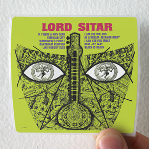 Lord Sitar Lord Sitar Album Cover Sticker