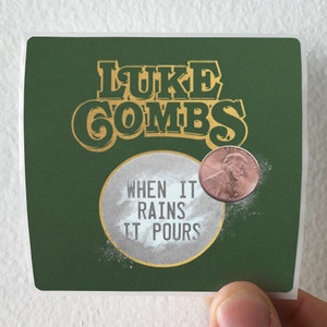 Luke Combs When It Rains It Pours Album Cover Sticker
