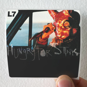 L7 Hungry For Stink Album Cover Sticker L7 Hungry For Stink Album Cover Sticker
