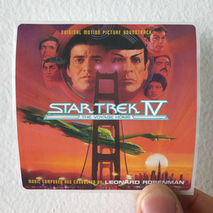 Leonard Rosenman Star Trek Iv The Voyage Home Album Cover Sticker Leonard Rosenman Star Trek Iv The Voyage Home Album Cover Sticker