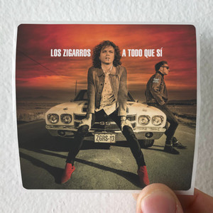 Los Zigarros A Todo Que S Album Cover Sticker Los Zigarros A Todo Que S Album Cover Sticker