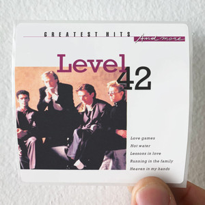 Level 42 Greatest Hits And More Album Cover Sticker
