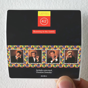 Level 42 Running In The Family 1 Album Cover Sticker