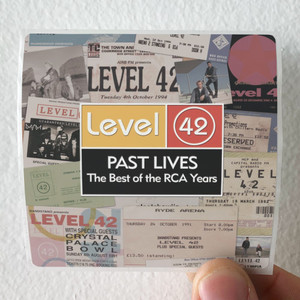 Level 42 Past Lives The Best Of The Rca Years Album Cover Sticker Level 42 Past Lives The Best Of The Rca Years Album Cover Sticker